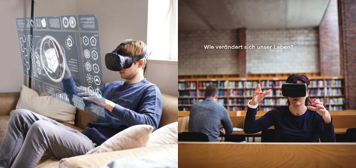 Menschen mit VR-Brillen, Magazin Tendenz der BLM