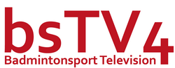 bsTV4 Badmintonsport Television-Logo