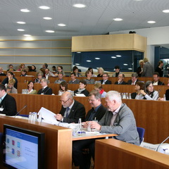Teilnehmer der Veranstaltung im großen Sitzungssaal