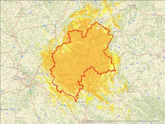 Karte zur Verbreitung
