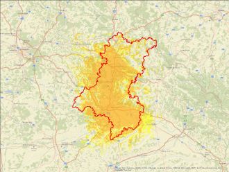 Karte zur Verbreitung