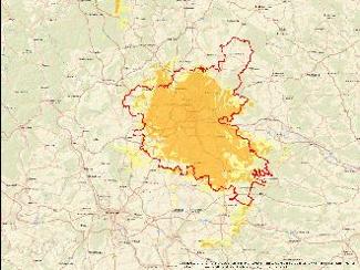 Karte zur Verbreitung