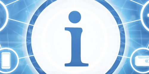 Bild mit I für Information