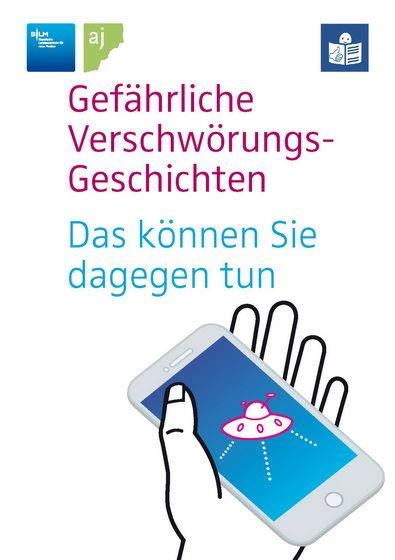 Cover Broschüre Verschwörungstheorien/Leichte Sprache Cover Broschüre Verschwörungstheorien/Leichte Sprache