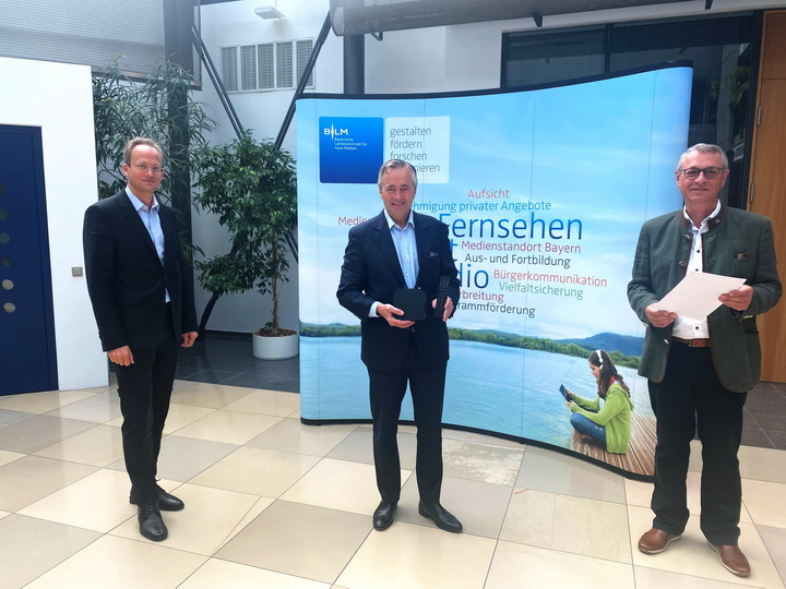 Foto Dr. Thorsten Schmiege, Dr. Hannes Ametsreiter, Siegfried Schneider