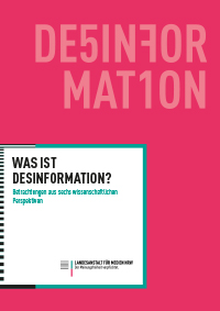 tendenz 1/20 Buchcover Desinformation