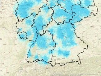 Karte zur Verbreitung