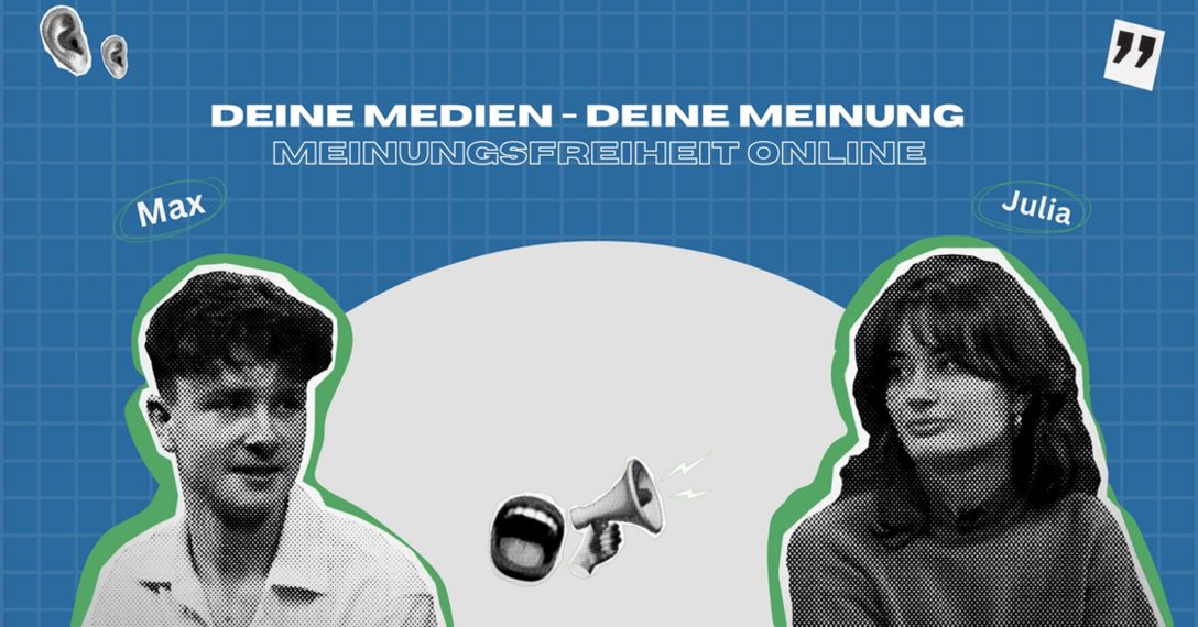 Zwei junge Menschen im Gespräch