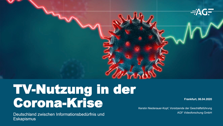 Bild von AGF Corona Report zu TV-Nutzung in der Krise für tendenz 2/20