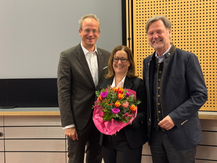 v.l. Dr. Thorsten Schmiege, Annette Schumacher, Walter Keilbart