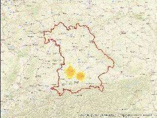 Karte zur Verbreitung
