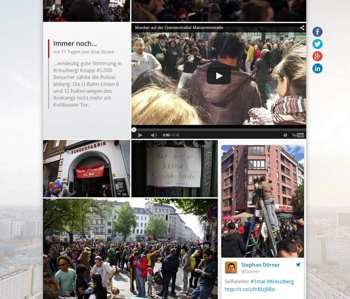 Screen des Reportageformats