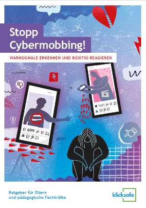 Cover der Broschüre Cybermobbing von Klicksafe