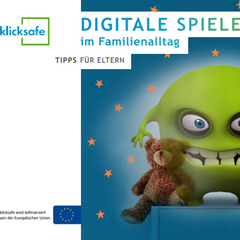 Cover
Broschüre Digitale Spiele von klicksafe 