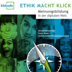 Cover der Broschüre Ethik macht Klick - Meinungsbildung