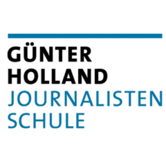 Logo Günter Holland Journalistenschule