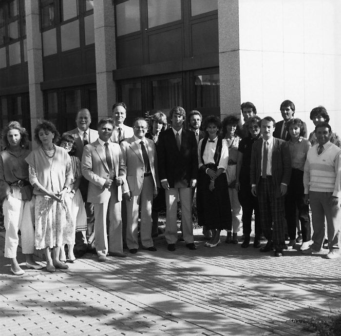 Mitarbeitende der BLM 1986 Mitarbeitende der BLM 1986