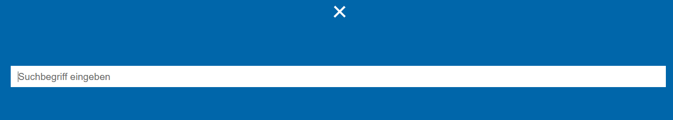 Screenshot Suchfeld 