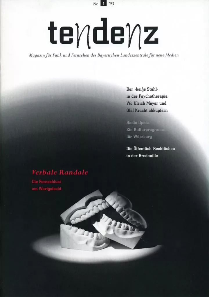 Tendenz Cover 1/1993
