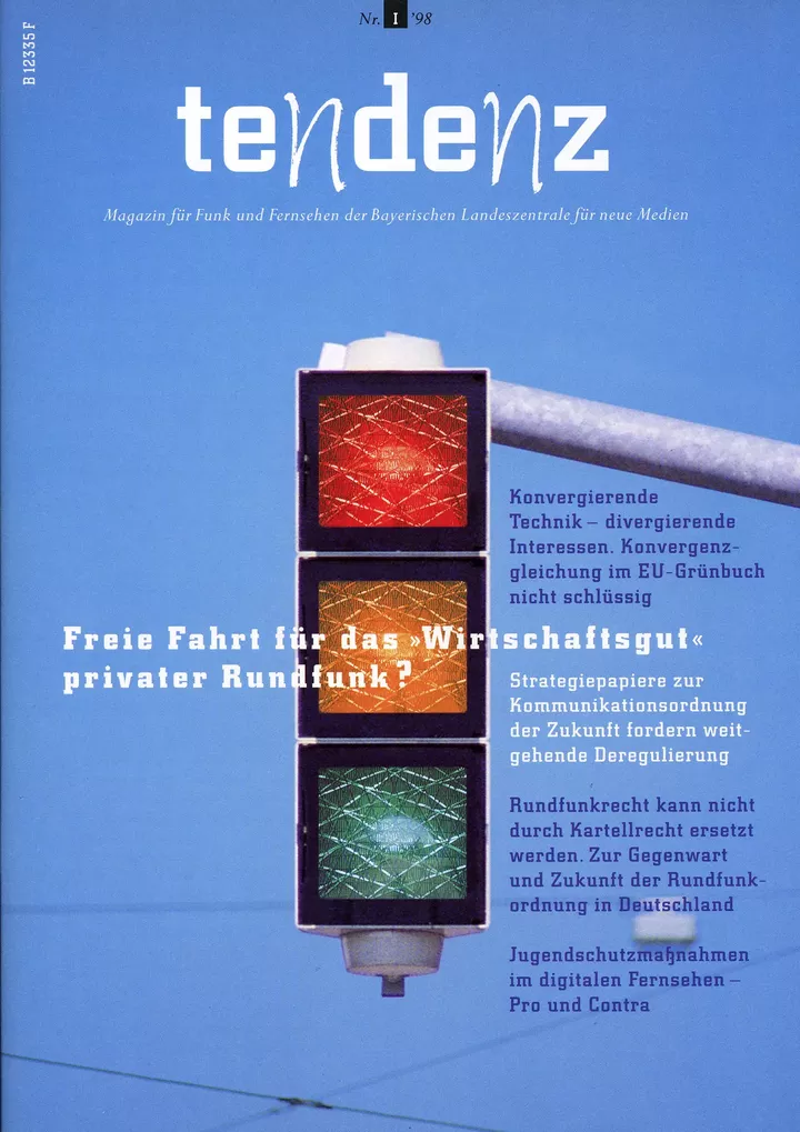 Tendenz Cover 1/1998