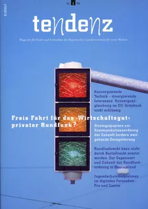 Tendenz Cover 1/1998